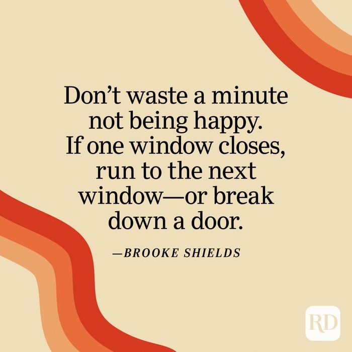Brooke Shields Uplifting Quote
