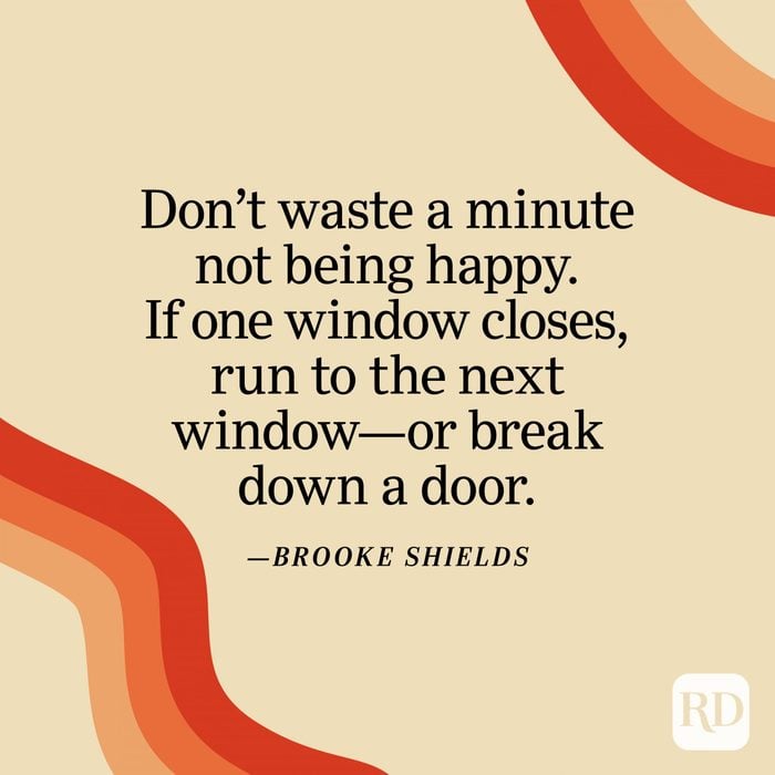 Brooke Shields Uplifting Quote