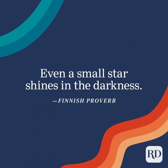 Finnish proverb Uplifting Quote