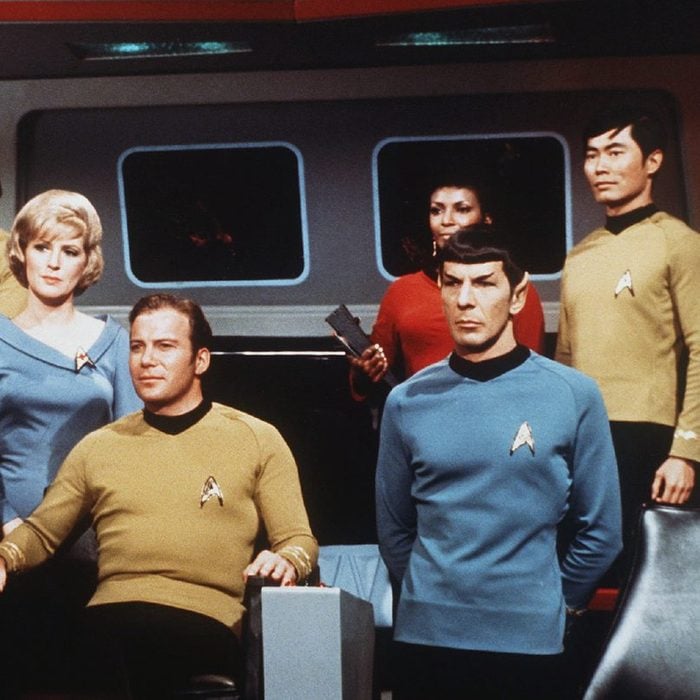 On the set of the TV series Star Trek