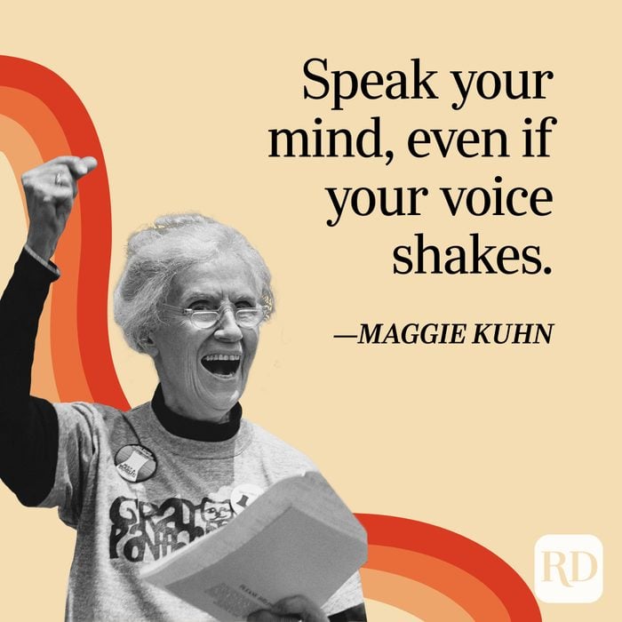 Maggie Kuhn 100 Uplifting Quotes