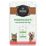 Pawscout Smarter Pet Tag New Version 2.0 - Lost Pet Alerts, Medical Profile, Outdoor Virtual Pet Leash, Walk Tracker, Pet Points of Interest, No Monthly Fees