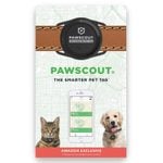 Pawscout Smarter Pet Tag New Version 2.0 - Lost Pet Alerts, Medical Profile, Outdoor Virtual Pet Leash, Walk Tracker, Pet Points of Interest, No Monthly Fees