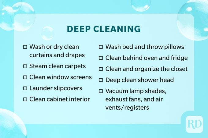 Deep Cleaning Checklist